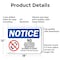 Signmission No Cell Phones Bags Purses In Court, 18 in W x Rectangle, Aluminum OS-2PACK-NS-A-1218-L-16033 - alternate 6